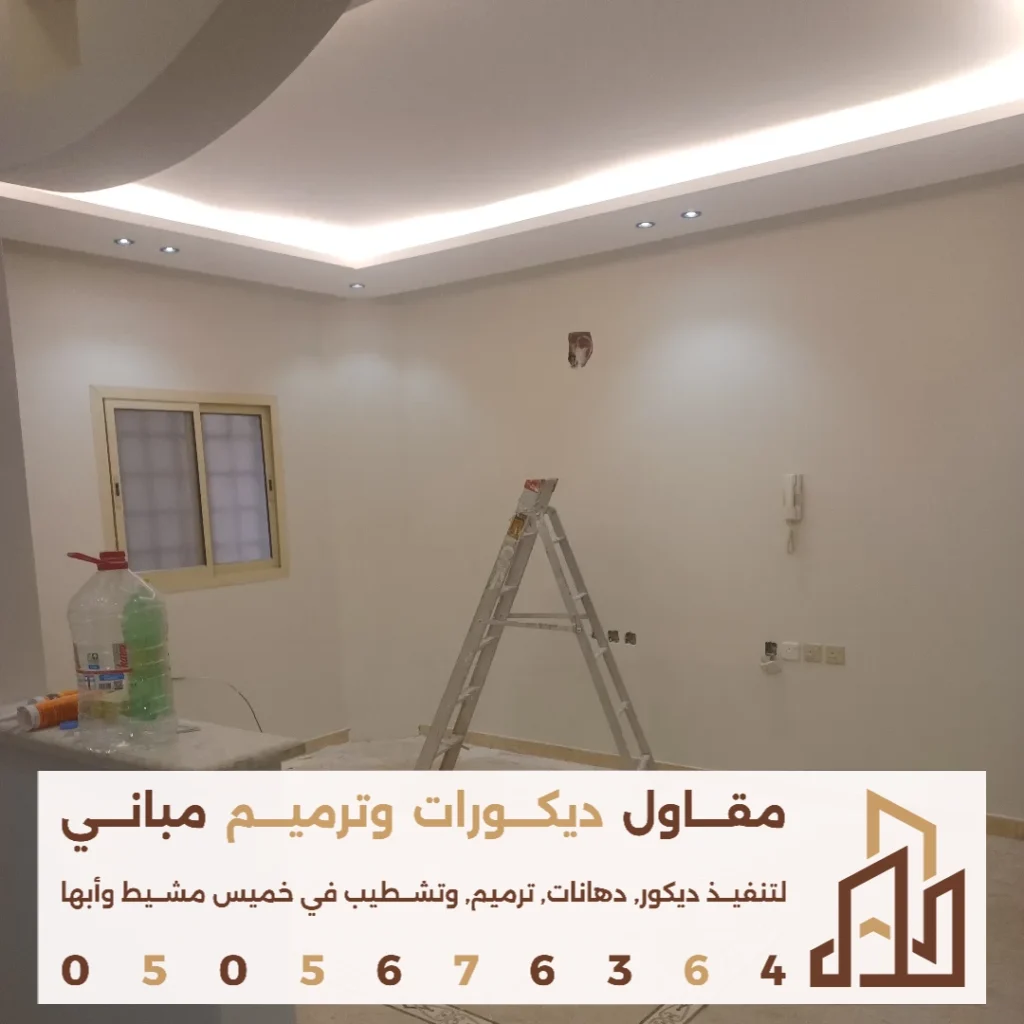 أنواع الدهانات الداخلية المستخدمة في خميس مشيط في حي القافلة